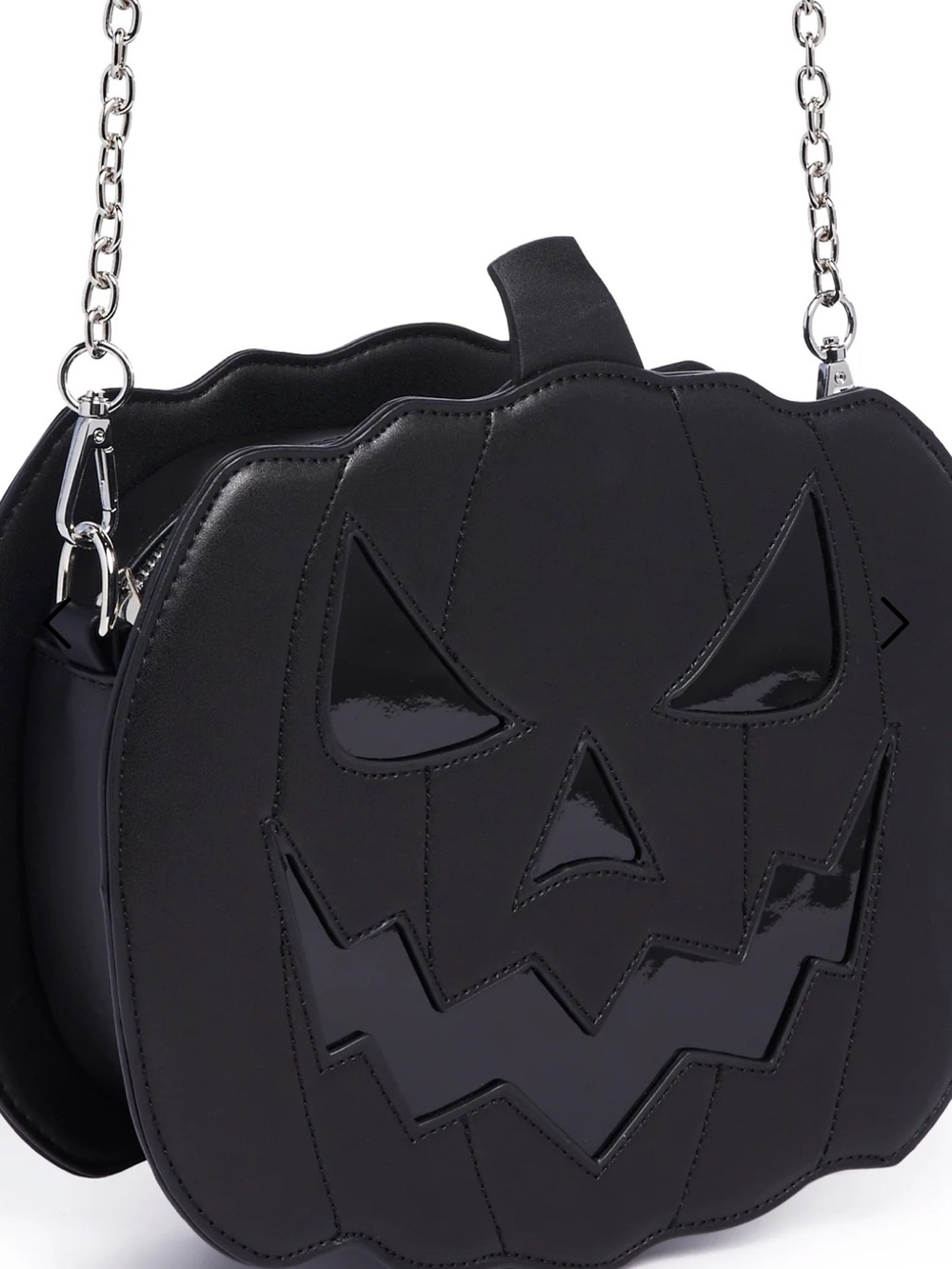 STAY GRINNING JACK O LANTERN BAG Black Pumpkin Halloween - Picture 10 of 13